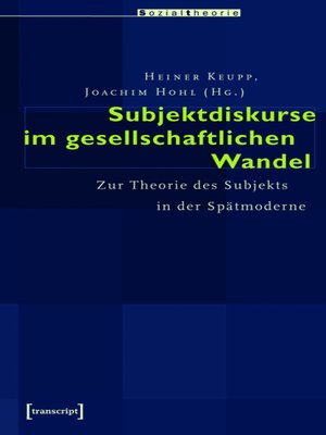 cover image of Subjektdiskurse im gesellschaftlichen Wandel